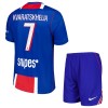 Camisola + Calções Paris Saint-Germain Kvaratskhelia 7 Criança Equipamento 1ª 2026-27 Camisola + Calções Paris Saint-Germain Kvaratskhelia 7 Criança Equipamento 1ª 2026-27