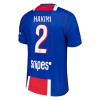 Camisola Paris Saint-Germain Hakimi 2 Homen Equipamento 1ª 2026-27