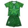 Camisola + Calções Guarda-Redes Brasil Criança Equipamento 1ª Mundial 2026 Verde Camisola + Calções Guarda-Redes Brasil Criança Equipamento 1ª Mundial 2026 Verde