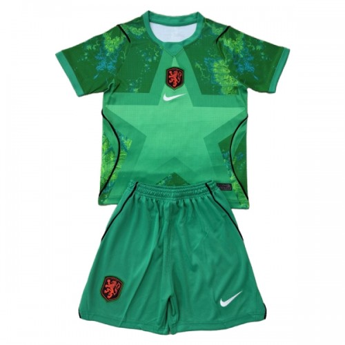 Camisola + Calções Guarda-Redes Holanda Criança Equipamento 2ª Mundial 2026 Camisola + Calções Guarda-Redes Holanda Criança Equipamento 2ª Mundial 2026