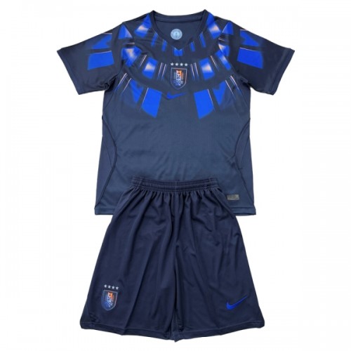 Camisola + Calções Uruguai Criança Equipamento 2ª Mundial 2026 Camisola + Calções Uruguai Criança Equipamento 2ª Mundial 2026