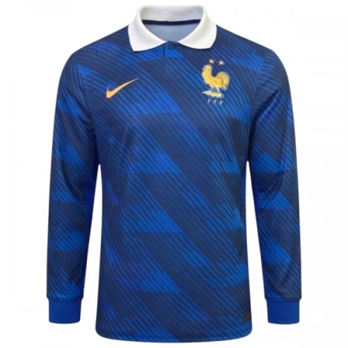 Camisola França Manga Comprida Homen Equipamento 1ª Mundial 2026 Camisola França Manga Comprida Homen Equipamento 1ª Mundial 2026