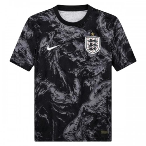 Camisola Inglaterra Pre-Match Homen Mundial 2026 Preta Camisola Inglaterra Pre-Match Homen Mundial 2026 Preta