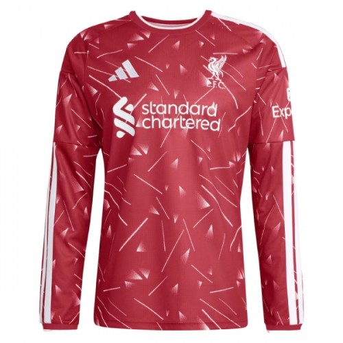 Camisola Liverpool Manga Comprida Homen Equipamento 1ª 2026-27 Camisola Liverpool Manga Comprida Homen Equipamento 1ª 2026-27