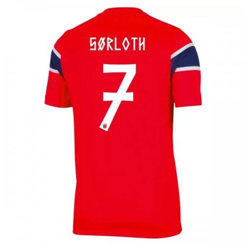 Camisola Noruega Sorloth 7 Homen Equipamento 1ª Mundial 2026 Camisola Noruega Sorloth 7 Homen Equipamento 1ª Mundial 2026