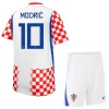Camisola + Calções Croácia Modrić 10 Criança Equipamento 1ª Mundial 2026