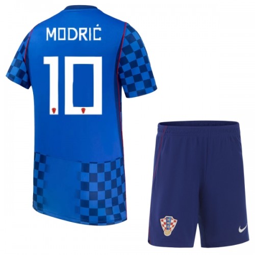 Camisola + Calções Croácia Modrić 10 Criança Equipamento 2ª Mundial 2026 Camisola + Calções Croácia Modrić 10 Criança Equipamento 2ª Mundial 2026