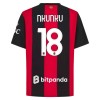 Camisola AC Milan Nkunku 18 Homen Equipamento 1ª 2026-27