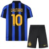 Camisola + Calções Inter Milan Lautaro 10 Criança Equipamento 1ª 2026-27