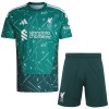 Camisola + Calções Guarda-Redes Liverpool Criança Equipamento 1ª 2026-27 Verde