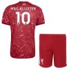 Camisola + Calções Liverpool Mac Allister 10 Criança Equipamento 1ª 2026-27