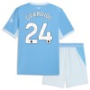 Camisola + Calções Manchester City Gvardiol 24 Criança Equipamento 1ª 2026-27