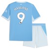 Camisola + Calções Manchester City Haaland 9 Criança Equipamento 1ª 2026-27