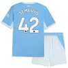 Camisola + Calções Manchester City Semenyo 42 Criança Equipamento 1ª 2026-27