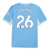Camisola Manchester City Savinho 26 Homen Equipamento 1ª 2026-27