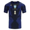 Camisola Brasil Bruno Guimaraes 8 Homen Equipamento 2ª Mundial 2026