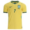 Camisola Brasil Vini JR. 7 Homen Equipamento 1ª Mundial 2026