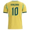Camisola + Calções Brasil Ronaldinho 10 Criança Equipamento 1ª Mundial 2026