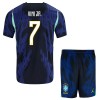 Camisola + Calções Brasil Vini JR. 7 Criança Equipamento 2ª Mundial 2026