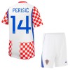 Camisola + Calções Croácia Perišić 14 Criança Equipamento 1ª Mundial 2026