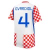 Camisola Croácia Gvardiol 4 Homen Equipamento 1ª Mundial 2026