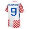 Camisola Croácia Kramaric 9 Homen Equipamento 1ª Mundial 2026