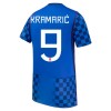 Camisola Croácia Kramaric 9 Homen Equipamento 2ª Mundial 2026