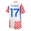 Camisola Croácia P. Sucic 17 Homen Equipamento 1ª Mundial 2026