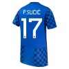 Camisola Croácia P. Sucic 17 Homen Equipamento 2ª Mundial 2026