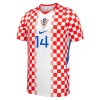 Camisola Croácia Perišić 14 Homen Equipamento 1ª Mundial 2026