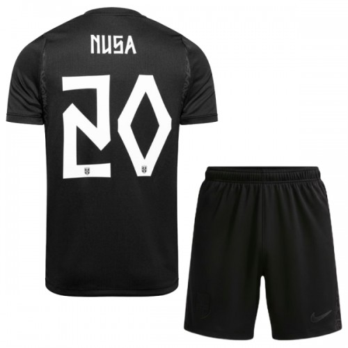 Camisola + Calções Noruega Nusa 20 Criança Equipamento 2ª Mundial 2026 Camisola + Calções Noruega Nusa 20 Criança Equipamento 2ª Mundial 2026