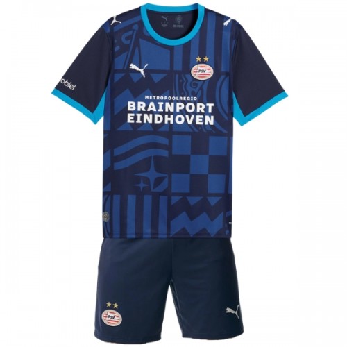 Camisola + Calções PSV Eindhoven Criança Equipamento 3ª 2026-27 Camisola + Calções PSV Eindhoven Criança Equipamento 3ª 2026-27