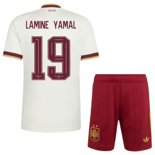 Camisola + Calções Espanha 2 Stars Lamine Yamal 19 Criança Equipamento 2ª Mundial 2026 Camisola + Calções Espanha 2 Stars Lamine Yamal 19 Criança Equipamento 2ª Mundial 2026