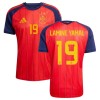 Camisola Espanha 2 Stars Lamine Yamal 19 Homen Equipamento 1ª Mundial 2026 Camisola Espanha 2 Stars Lamine Yamal 19 Homen Equipamento 1ª Mundial 2026