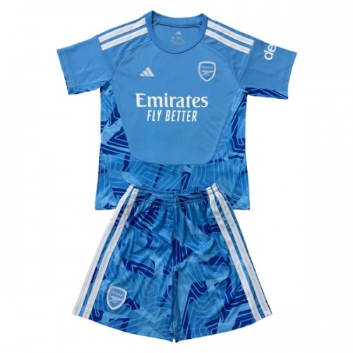 Camisola + Calções Guarda-Redes Arsenal Criança 2026-27 Azul Camisola + Calções Guarda-Redes Arsenal Criança 2026-27 Azul