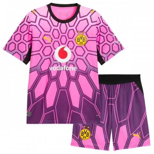 Camisola + Calções Guarda-Redes Borussia Dortmund Criança Equipamento 2ª 2026-27 Rosa Camisola + Calções Guarda-Redes Borussia Dortmund Criança Equipamento 2ª 2026-27 Rosa