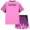 Camisola + Calções Guarda-Redes Borussia Dortmund Criança Equipamento 2ª 2026-27 Rosa