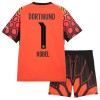 Camisola + Calções Guarda-Redes Borussia Dortmund Kobel 1 Criança Equipamento 1ª 2026-27 Laranja Camisola + Calções Guarda-Redes Borussia Dortmund Kobel 1 Criança Equipamento 1ª 2026-27 Laranja