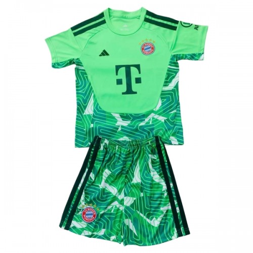 Camisola + Calções Guarda-Redes FC Bayern de Munique Criança 2026-27 Verde Camisola + Calções Guarda-Redes FC Bayern de Munique Criança 2026-27 Verde