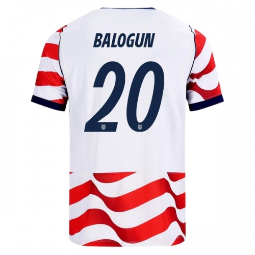 Camisola Estados Unidos Balogun 20 Homen Equipamento 1ª Mundial 2026 Camisola Estados Unidos Balogun 20 Homen Equipamento 1ª Mundial 2026