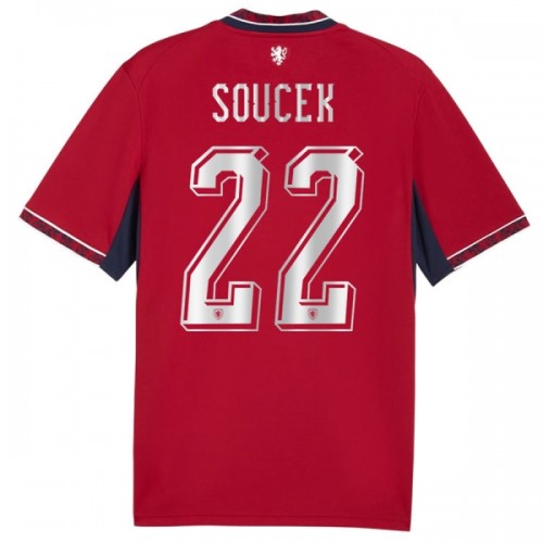 Camisola República Checa Soucek 22 Homen Equipamento 1ª Mundial 2026 Camisola República Checa Soucek 22 Homen Equipamento 1ª Mundial 2026