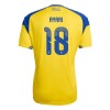 Camisola Suécia Ayari 18 Homen Equipamento 1ª Mundial 2026 Camisola Suécia Ayari 18 Homen Equipamento 1ª Mundial 2026