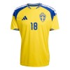 Camisola Suécia Ayari 18 Homen Equipamento 1ª Mundial 2026