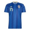 Camisola Suécia Gyokeres 17 Homen Equipamento 2ª Mundial 2026