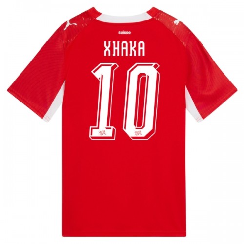 Camisola Suíça Granit Xhaka 10 Homen Equipamento 1ª Mundial 2026 Camisola Suíça Granit Xhaka 10 Homen Equipamento 1ª Mundial 2026