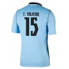 Camisola Uruguai Federico Valverde 15 Homen Equipamento 1ª Mundial 2026 Camisola Uruguai Federico Valverde 15 Homen Equipamento 1ª Mundial 2026