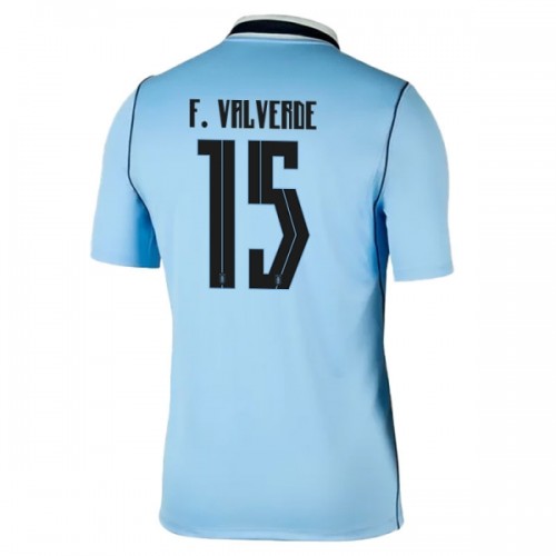 Camisola Uruguai Federico Valverde 15 Homen Equipamento 1ª Mundial 2026 Camisola Uruguai Federico Valverde 15 Homen Equipamento 1ª Mundial 2026
