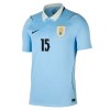 Camisola Uruguai Federico Valverde 15 Homen Equipamento 1ª Mundial 2026