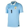 Camisola Uruguai Luis Suarez 9 Homen Equipamento 1ª Mundial 2026