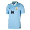 Camisola Uruguai Maximiliano Araujo 20 Homen Equipamento 1ª Mundial 2026